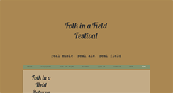 Desktop Screenshot of folkinafield.co.uk