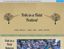 Tablet Screenshot of folkinafield.co.uk
